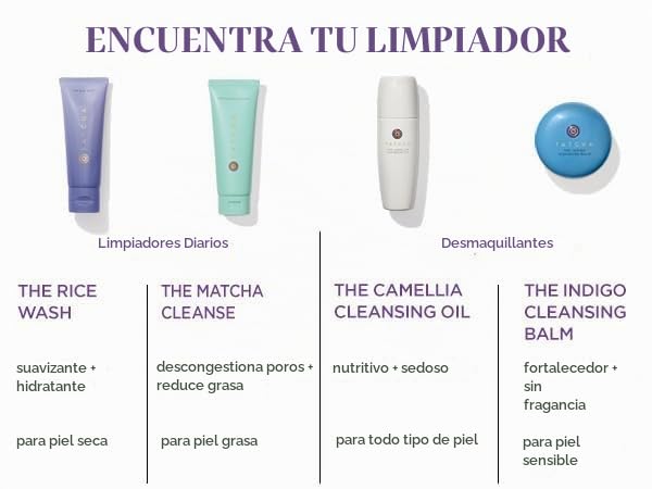 TATCHA El Bálsamo Limpiador Índigo | Limpiador humectante suave, si...