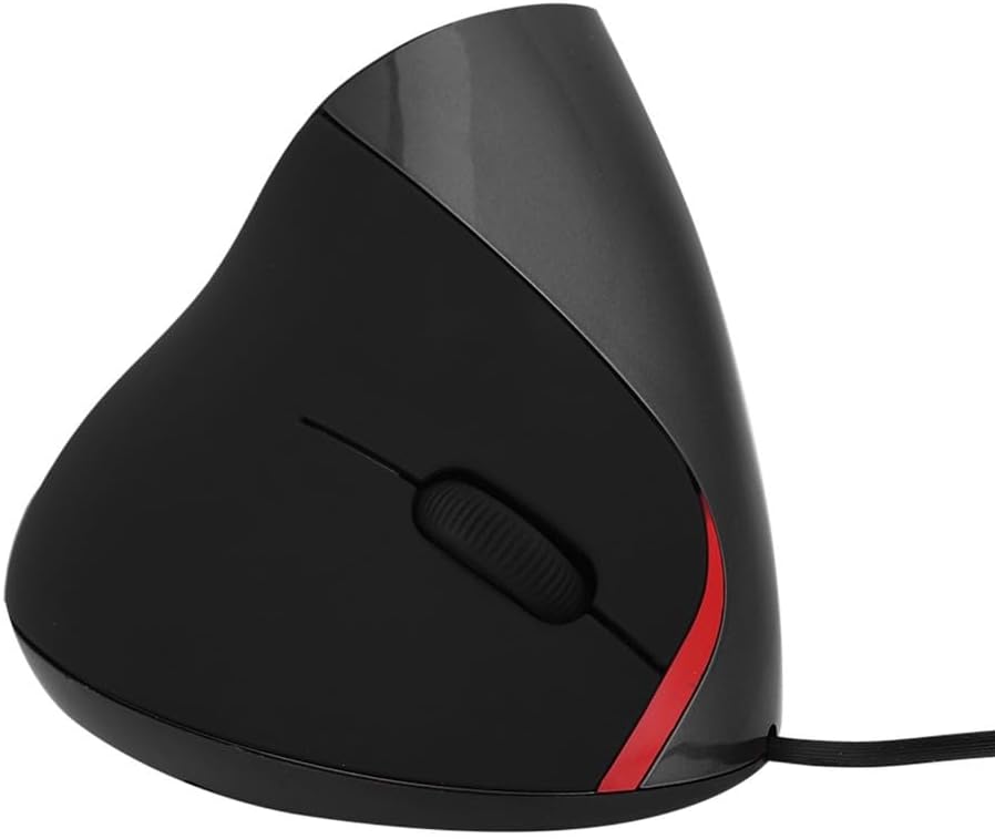 MOPFOL Ratón vertical 1200DPI - Diseño ergonómico con cable USB par...