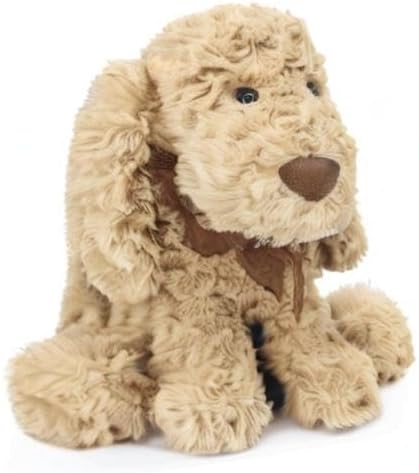 WEIGEDU Poodle Puppy Goldendoodle - Animal de peluche, dorado, 11.8...