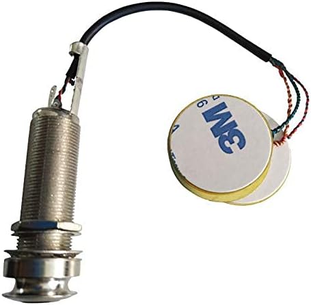 Liyafy Transductor piezoeléctrico autoadhesivo 3 en 1 Micrófono de...