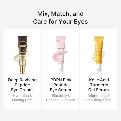 medicube Eye Jelly Serum &amp; Cream Duo - Gel de ojos de ácido kój...