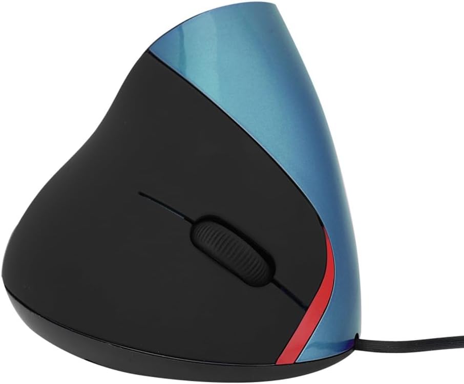 MOPFOL Ratón vertical 1200DPI - Diseño ergonómico con cable USB par...