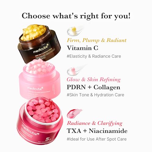 Dúo de cápsulas medicube Clear & Glow: cremas en cápsulas TXA + vit...