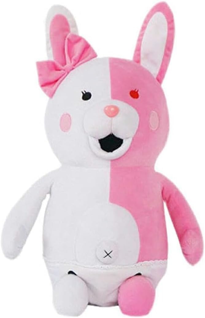 Werycos Juguete de peluche de anime de conejo blanco rosa de 13.77...