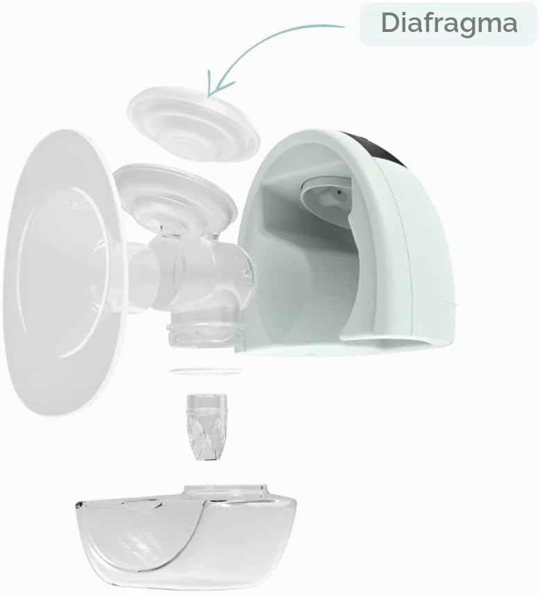 Zomee Fit Diafragms, paquete de 2, sin BPA, para bomba portátil Zom...