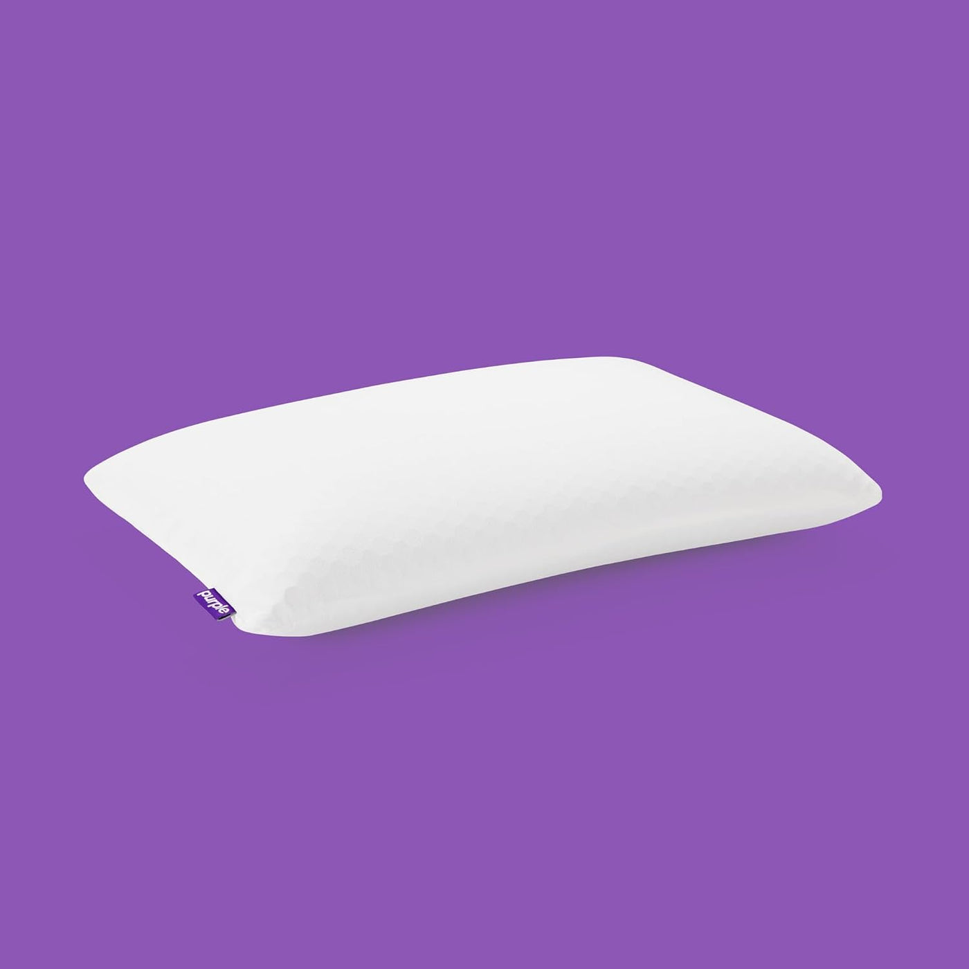 Purple Harmony Pillow - Loft bajo, tamaño estándar, almohada de gel...