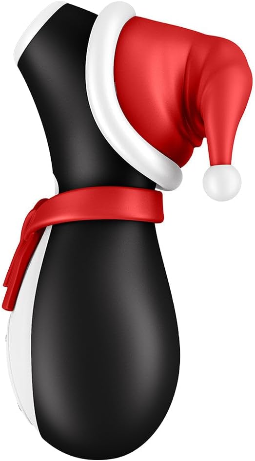 Satisfyer Juguete sexual vibrador de edición navideña de pingüino |...