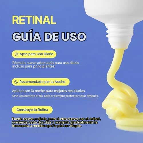 DERMA FACTORY Crema de noche retiniana, niacinamida 20% suero conjunto