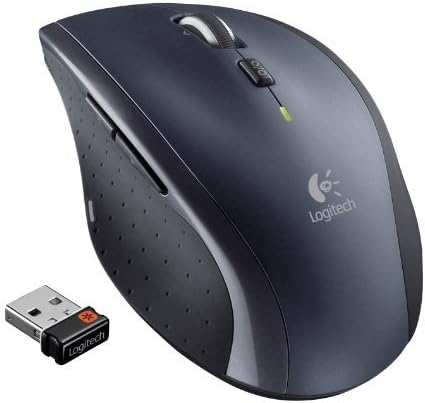 Logitech M705 Marathon - Ratón láser inalámbrico, frecuencia de 2.4...
