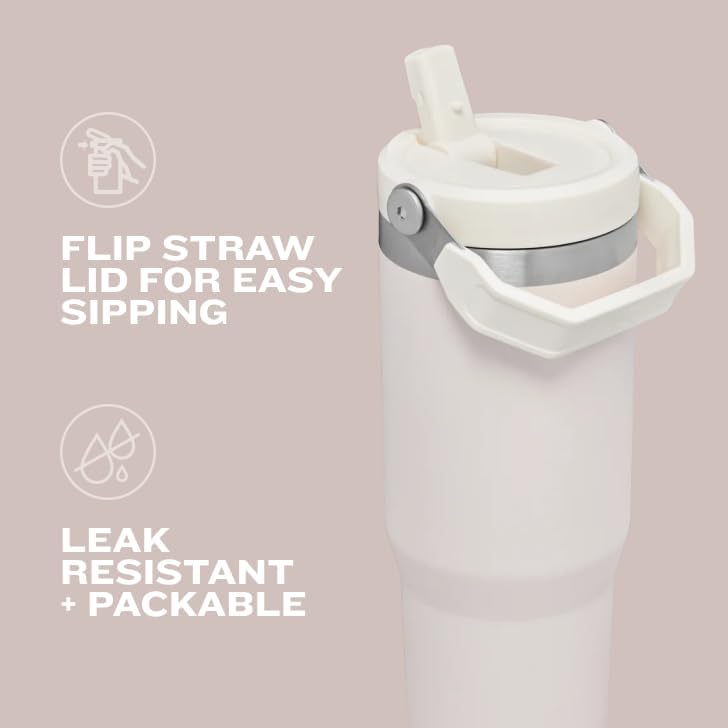 STANLEY IceFlow Vaso de acero inoxidable - Botella de agua aislada...