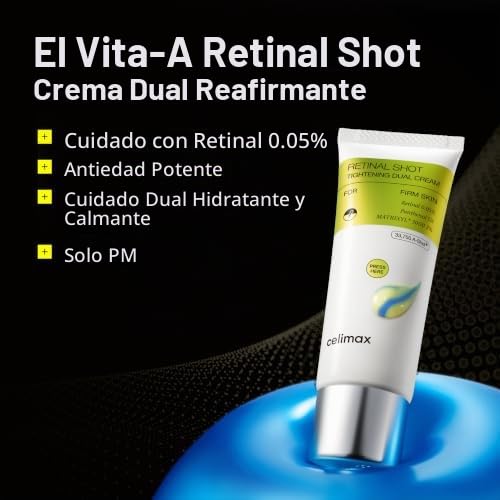 celimax The Vita A Retinal Shot potenciador de apriete + juego de c...