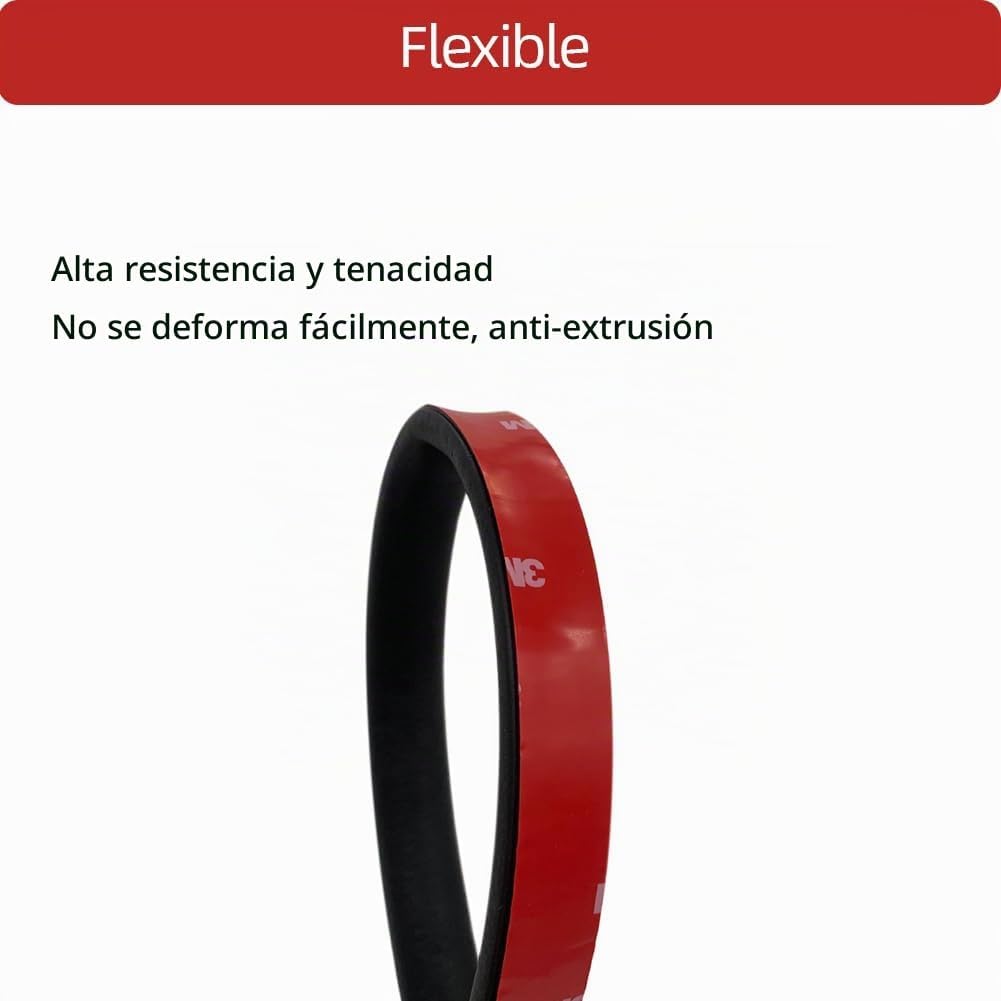 Aroilder Tira de Sellado de Goma Espuma, Autoadhesiva en Forma de D...