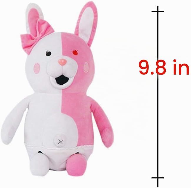 Werycos 9.8 in \/ 9.84 pulgadas conejo rosa blanco peluche anime pe...
