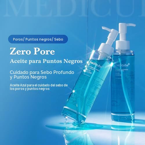 medicube - Aceite limpiador de poros cero y limpiador de cápsulas c...