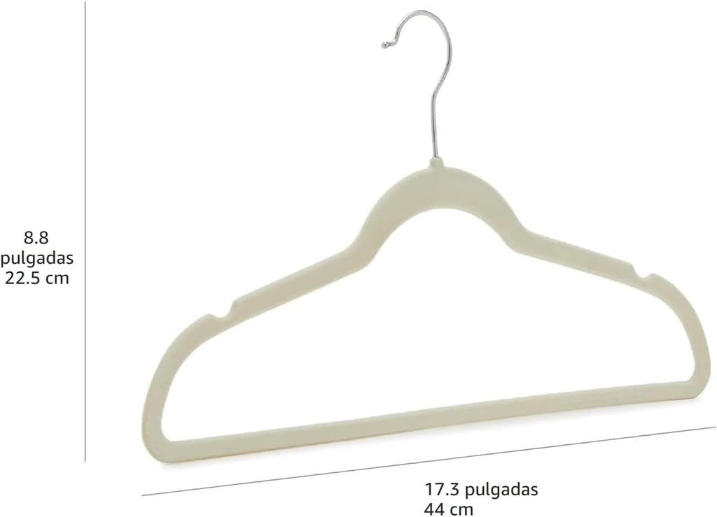 Ganchos finos de terciopelo antideslizantes para tr...