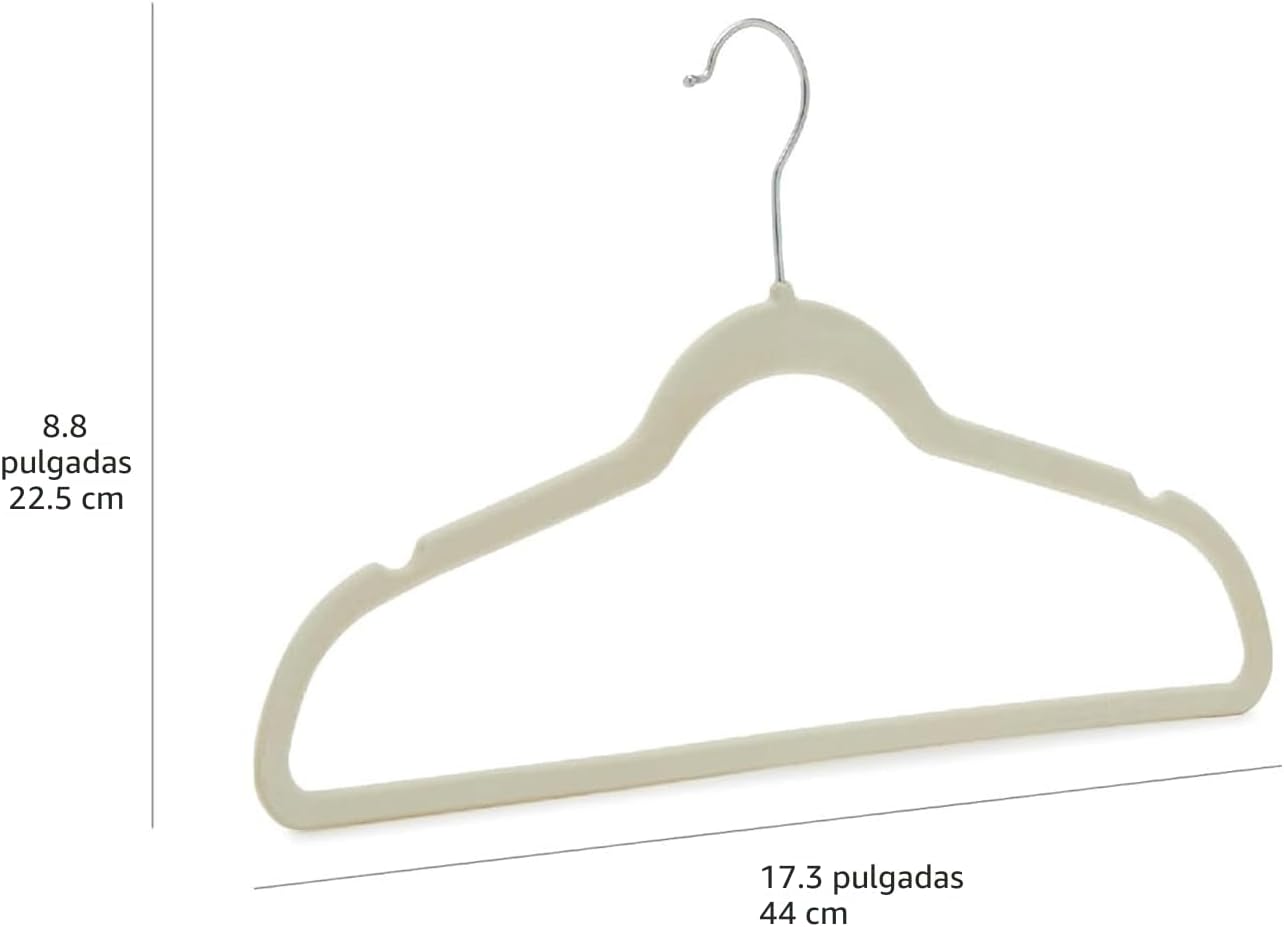 Ganchos finos de terciopelo antideslizantes para tr...