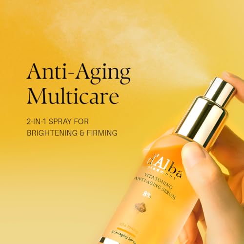 d'alba Piedmont Vita Toning - Suero en aerosol antienvejecimien...