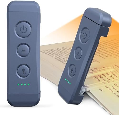 Glocusent Luz de libro recargable USB con 3 modos de luz roja