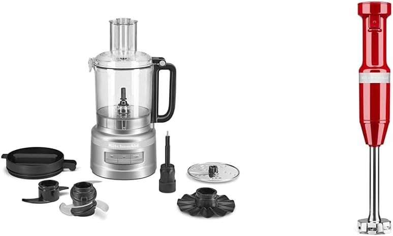KitchenAid - Procesador de alimentos de 9 tazas KFP0921 y batidora...