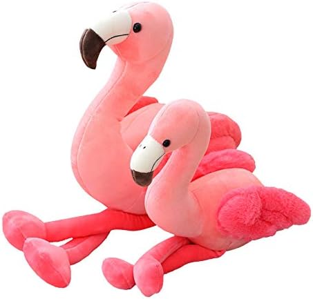 AIXINI Juguetes de peluche de flamenco suave de 27.5 pulgadas, flam...