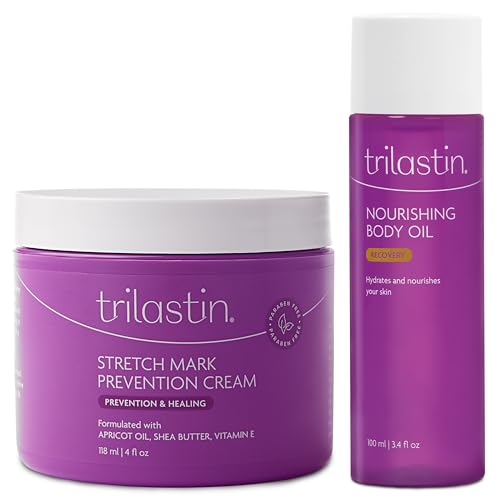 Trilastin Crema de prevención de estrías de maternidad (4 onzas) co...