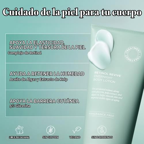 Paquete de suero corporal Saltair HA y loción Retinol Revive | Hidr...