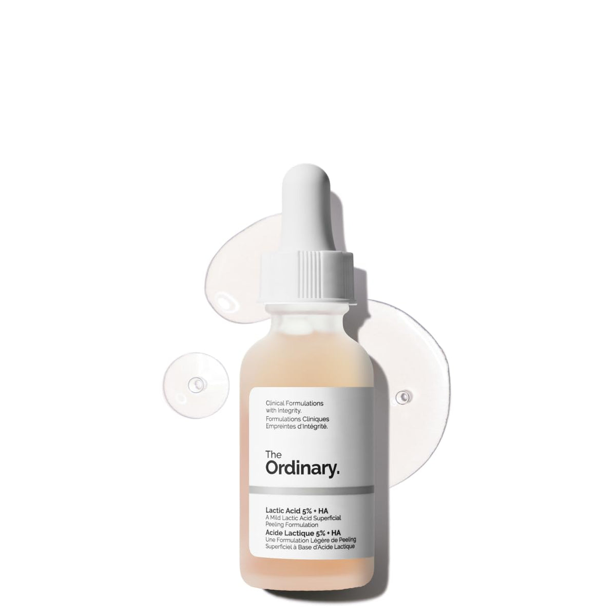 The Ordinary Ácido Láctico 5% + Ácido Hialurónico 2%, suero exfolia...