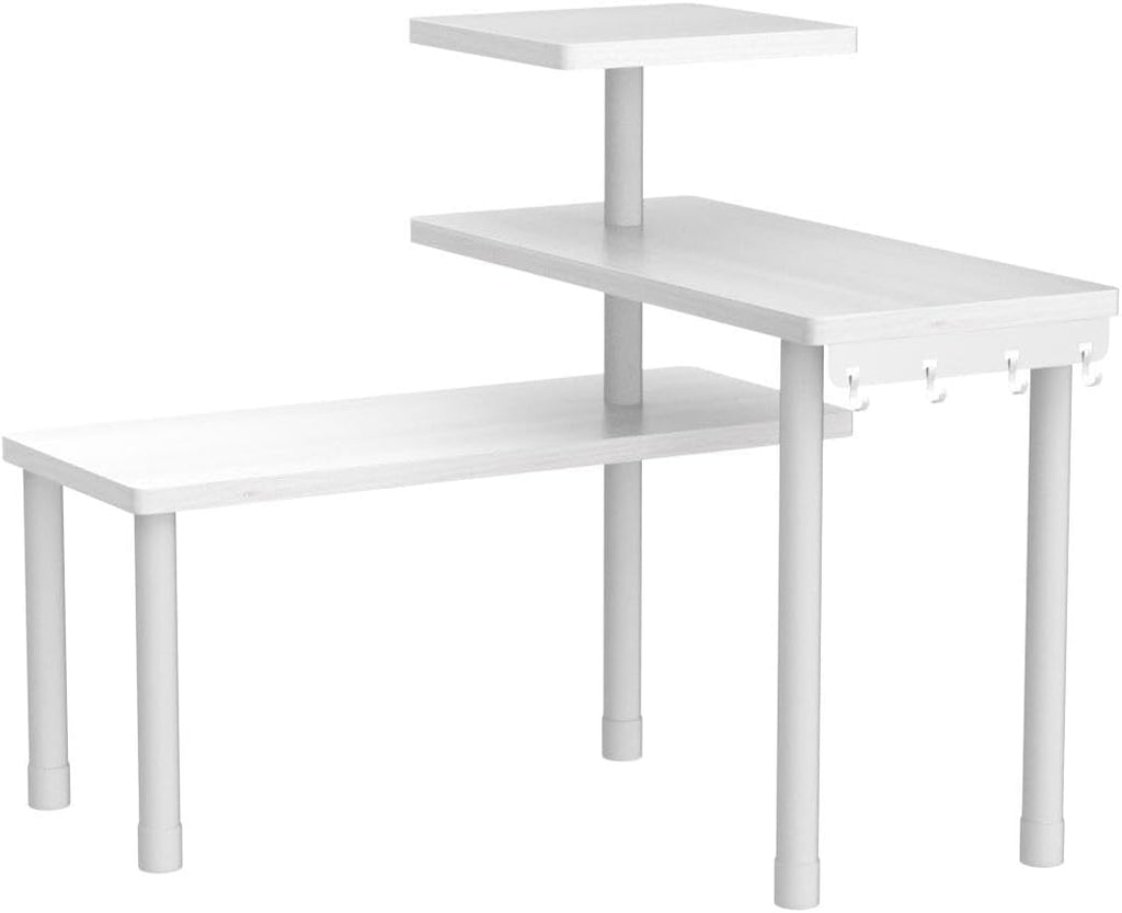 JayRex Organizador de baño, estante esquinero para encimera, organi...