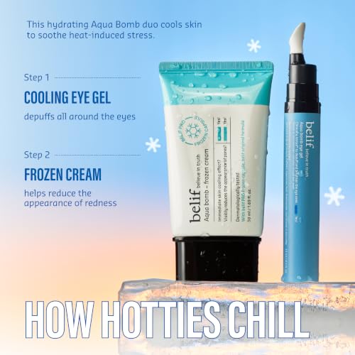 belif Aqua Bomb Eye Gel Duo - Gel de ojos refrescante y reafirmante...
