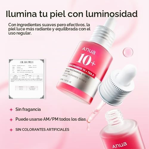 Anua Dúo corrector de manchas | Niacinamide 10 + TXA 4 Serum &amp;...