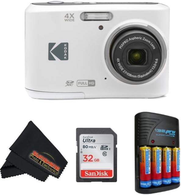 KODAK PIXPRO FZ45 Cámara digital con sensor CMOS de 16 MP con zoom...