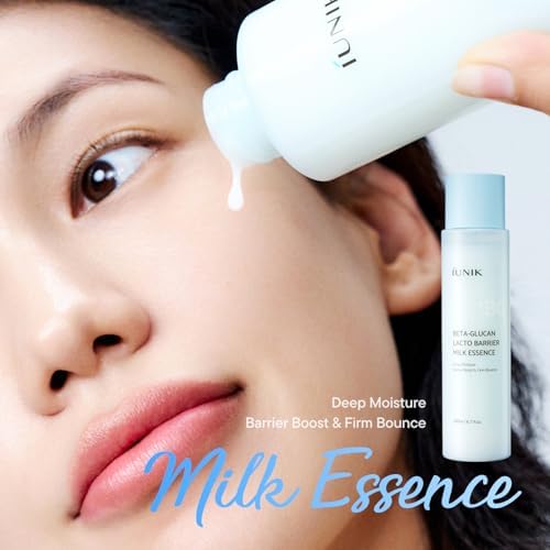 IUNIK Beta-Glucan Barrier Milky Toner Essence - Hidratación profund...