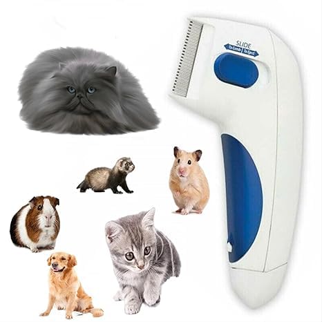 SHXMWINSY Peine eléctrico para mascotas \u2013 Peine de aseo para m...