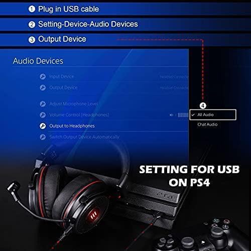 EKSA E900 Pro USB Auriculares para juegos para PC - Auriculares de...