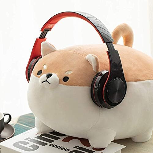 FLORVIV Almohada de peluche de perro gordo de 19.6", Shiba Inu,...