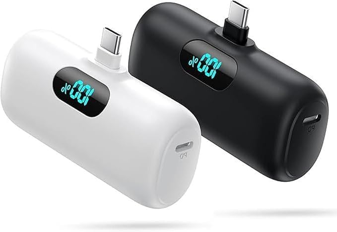 Paquete de 2 cargadores portátiles pequeños para iPhone 18\/17\/16\...