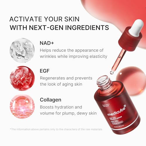 medicube Firm &amp; Soothe Serum Duo, suero reafirmante NAD y suero...
