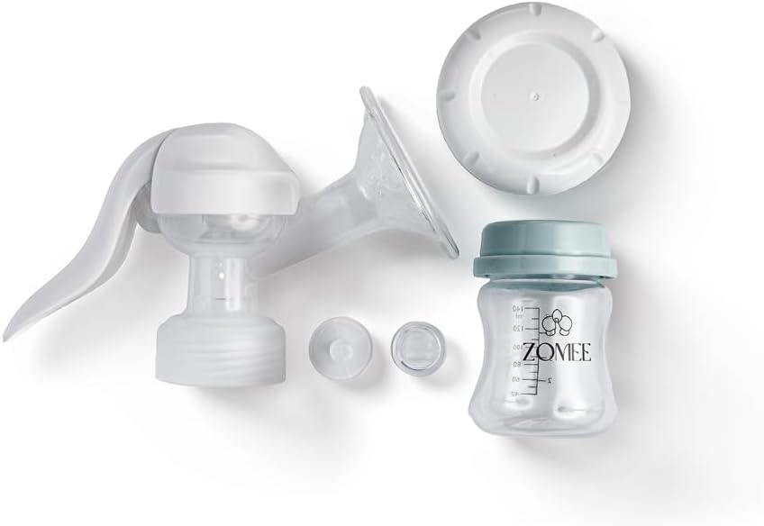 Zomee Adaptador de extractor de leche manual de 0.945 in con botell...