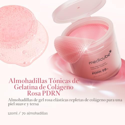 medicube PDRN Jelly Duo - Mascarilla de gel de colágeno PDRN y almo...