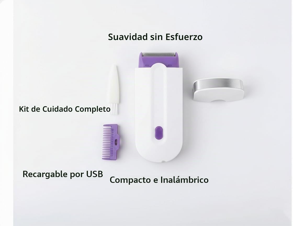 Generic Eliminador de depilación recargable con láser para mujer, d...