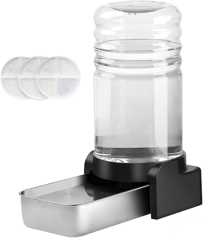 Marchul Dispensador de agua para gatos de 1.5 galones, alimentador...