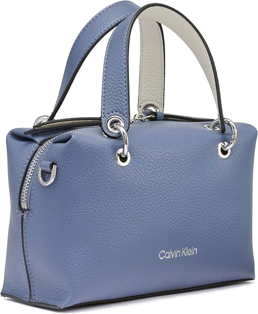 Calvin Klein Women's Cali Mini Satchel Crossbody Handbag