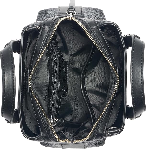 Calvin Klein Millie - Mini bolso cruzado 2 en 1 con compartimento triple