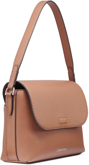 Calvin Klein Bolso de hombro con solapa Millie 2 en 1 para mujer y bandolera