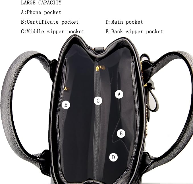 Bolsos y carteras de mujer de moda de piel sintética Jeniulet