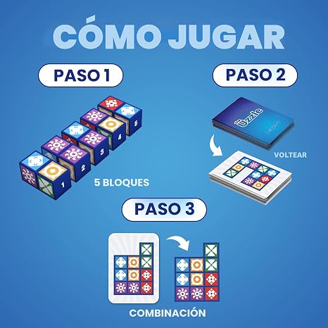 The Uzzle 3.0 Juego de mesa, Juegos de mesa familiares para niños y adultos