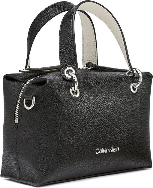 Calvin Klein Women's Cali Mini Satchel Crossbody Handbag