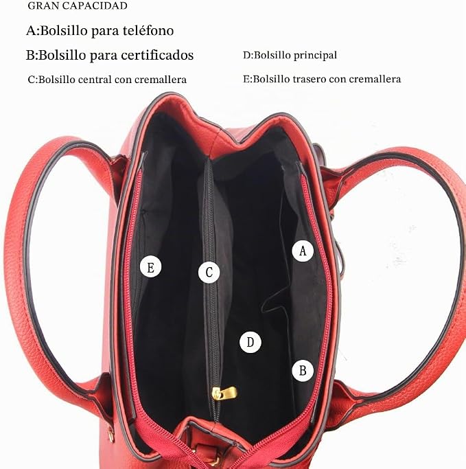 Bolsos y carteras de mujer de moda de piel sintética Jeniulet