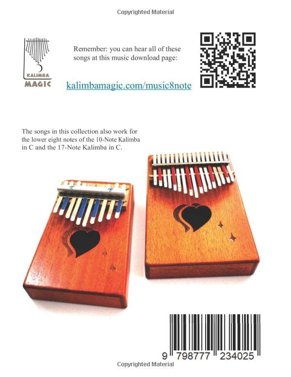 El mejor libro de música Kalimba de 8 notas