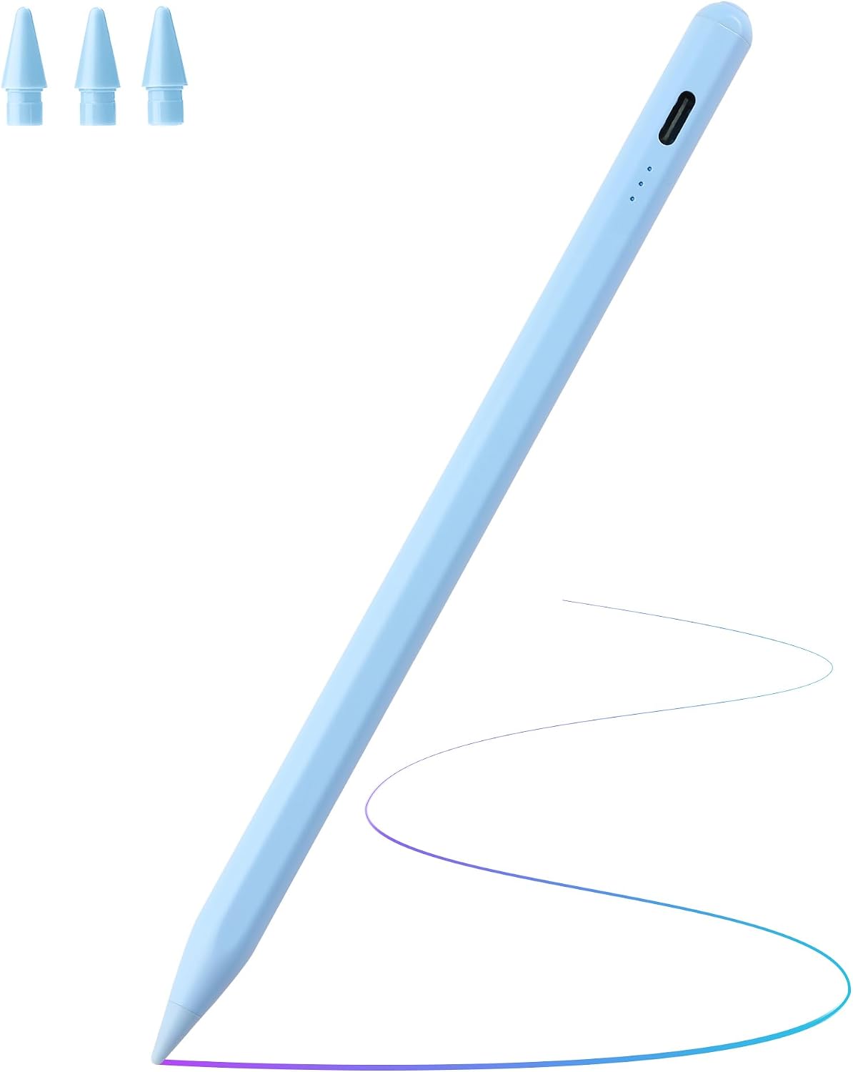 Lápiz para Apple, rechazo de palma con sensibilidad a la inclinació...